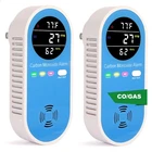 Vzmcov Plug-in Carbon Monoxide Detector With Real-time Display & Temperature/ New. Price: $95.91.