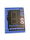 RM-60 Home Radon Detector, Color Display, Audible & Visual Alarms, Rechargeable New. Price: $59.99.