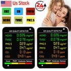 6IN1 Air Quality Monitor Co PM2.5 Tvoc Hcho Detector Carbon Dioxide Exceed Alarm New. Price: $16.99.