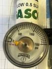 6CC Gasco Flow 0.5 Slpm Regulator Gauge 0-1500 Psi New. Price: $77.00.