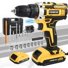 20V Electric Drill Cordless Fast Screwdriver Set Power Tool W/ Battery & Charger New. Price: $30.99.