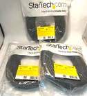 Startech Lot Of 3 Cat Utp Cable 75' Snagless RJ-45-RJ45 Male N6PATCH75BK New. Price: $110.00.