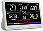 Ynak 16 Air Quality Monitor Indoor 7" Display 9 Alerts Meter New. Price: $89.99.