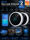 2 Pack Wifi Gas Leak Detector Alarm Tuya Smart Life App Lpg Methane Home Sensor New. Price: $89.99.