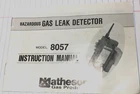 Matheson 8057 Hazardous Gas Leak Detector Used. Price: $89.99.
