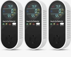 Nicgol 4-IN-1 Natural Gas Leak & Carbon Monoxide Detectors 3 Pack New. Price: $55.99.