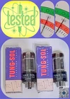 Tung-sol 6BX7GT Vacuum Tubes Tested 100/100 Black Plate Nos 322 DT3 DR3 Pair Used. Price: $37.39.