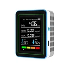 5-IN-1 Air Quality Monitor, Professional Detector With CO2 Monito... New. Price: $47.99.
