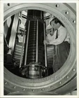 Press Photo Westinghouse's Dr. William Wells Tests Vacuum Tube Of Atomic Gun Unspecified. Price: $24.99.