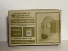 New Stock Surplus Russian GP-5 Gas Mask. Sealed Box. Cold War Era. Size M.. Price: $65.00.