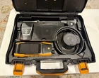 Testo Longlife Flue Gas Analyzer Kit W/ Case, Probe, Hose, Filters 0564 3004 Used. Price: $1699.00.