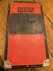 Msa Gas Mask Chin Type With Original Red Case Plus 2 Packs Clearvue Cover Lens Used. Price: $98.99.