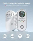 5-IN-1 Carbon Monoxide Detectors, Natural Gas Leak Detector, Plug-in & Battery New. Price: $55.99.