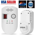 Digital Gas Leak Detector Alarm Sensor Propane Butane Methane Wall Plug In. Price: $21.32.