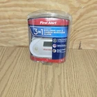 First Alert Explosive Gas & Carbon Monoxide Alarm GCO1CN New Damaged Pkg. Price: $39.99.