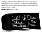 Quality Monitor Indoor Portable CO2 Airknight 9-IN-1 New. Price: $109.88.